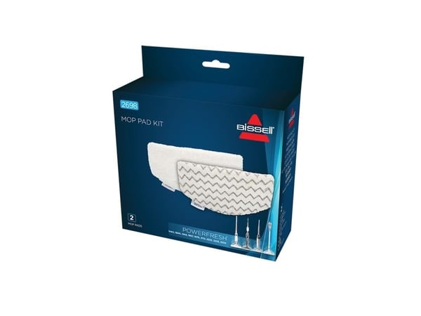 Bissell 2698, Moppaustyyny, Valkoinen, Mikrokuitu, 2 kpl, 180 g