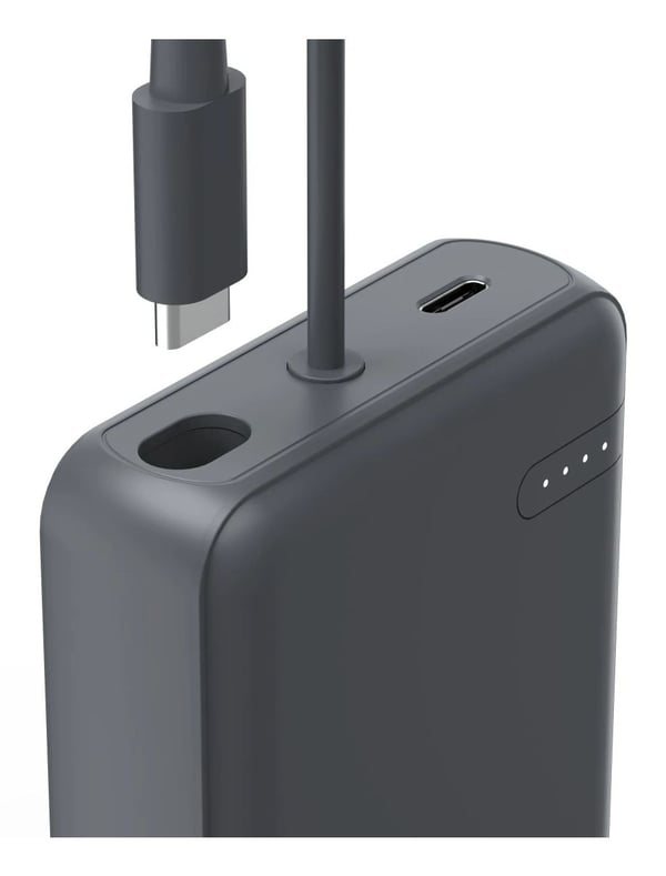 Hama Travel, 10000 mAh, litiumpolymeeri (LiPo), Antrasiitti