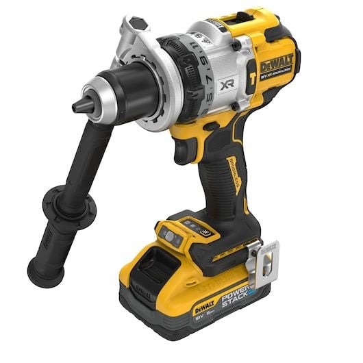 DEWALT DCD1007H2T-QW iskuporakone 18 V 169 Nm 3-vaihteinen, 2 akkua