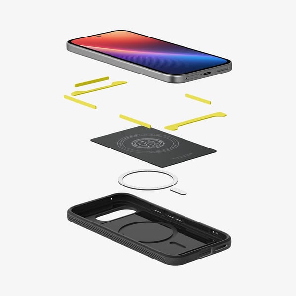 Spigen Rugged Armor (MagFit), Etui, Google, Pixel 9a, 16 cm (6.3"), Sort