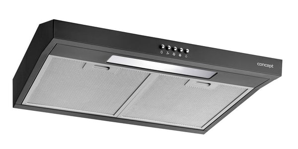 Concept OPP1260BC, 135 m³/t, Ducted/Resirkulerende, 60 dB, 65 cm, 70 cm, Veggmonterbar