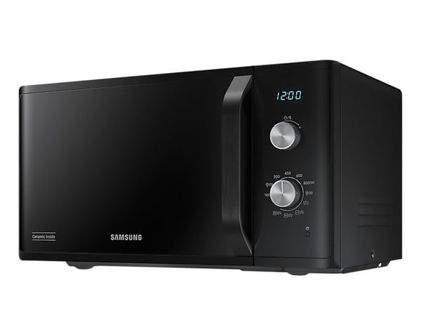 Samsung MG23K3614AK/BA, Pöytämalli, Solo-mikroaaltouuni, 23 L, 1250 W, Sisäänrakennettu näyttö, LED