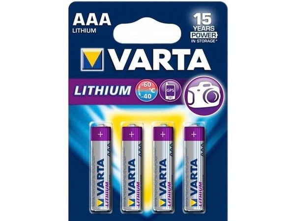 Varta Battery - LITHIUM AAA                              4St.