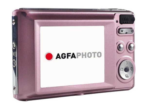 AgfaPhoto Compact DC5200, 21 MP, 5616 x 3744 pikseliä, CMOS, HD, Vaaleanpunainen