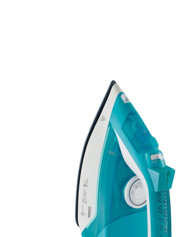 Beko SIM3122T, Torr & Ångstrykjärn, Keramisk stryksula, 140 g/min, Turkos, 25 g/min, 0,24 l