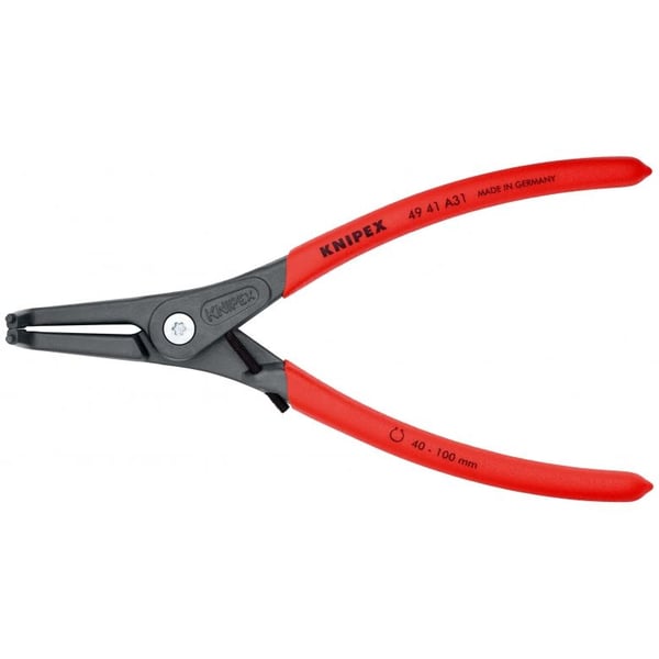 Knipex 49 41 A31, Lukkorengaspihdit, 10 cm, Muovi, Punainen, 42 mm, 210 mm