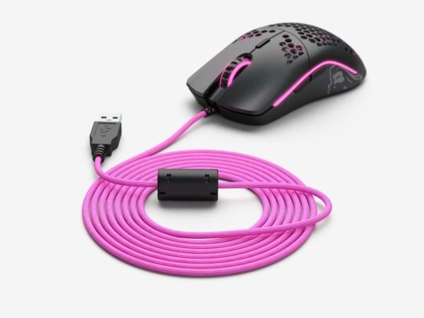 Glorious Ascended Cord - Muskabel - USB (hane) - majinrosa - för Glorious Model D, Model O, Model O Minus
