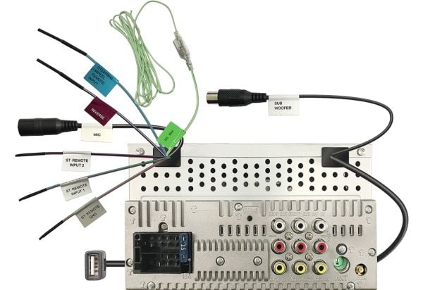 Kenwood DMX129DAB -autoradio, 2 DIN, 64 W, 24-bittinen DAC, musta