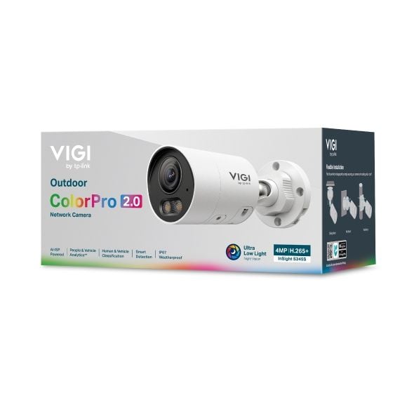 TP-Link InSight S345S, IP-turvakamera, Ulkona, Langallinen, 120 dB, Katto/Seinä/Tanko, Valkoinen