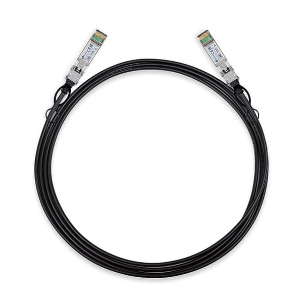 TP-Link TL-SM5220-3M V1 - 10GBase direktkopplingskabel - SFP+ (hane) till SFP+ (hane) - 3 m - dubbelaxlad - passiv