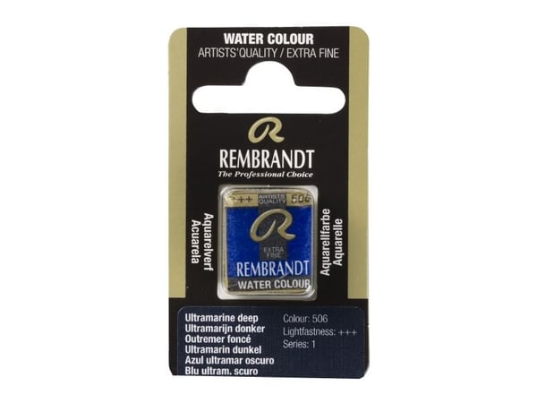 Rembrandt vannfarge panne Ultramarine Deep 506