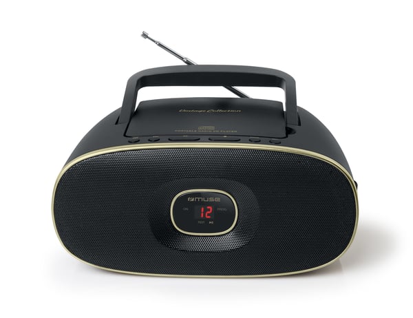 Muse MD-202 VT, Analog, FM, MW, 88 - 108 MHz, 540 - 1600 kHz, Spelare, CD, CD-R, CD-RW