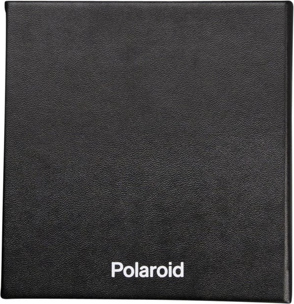 Polaroid Photo Album Small Black, Svart, Kartong, Polyuretan, 40 ark, Limbindning, 89 x 108 mm, Svart