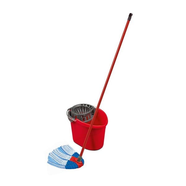 Vileda 4073, Mop & bucket set, Punainen, Yksi ämpäri, 1 kpl