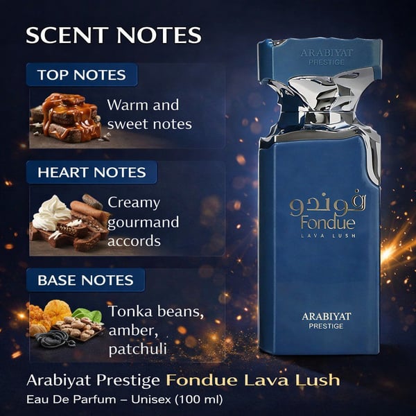 Arabiyat Prestige Fondue Lava Lush Eau De Parfum, 100 Ml
