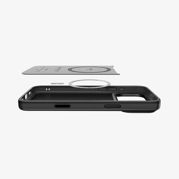 Spigen Enzo Aramid T (MagFit), Etui, Apple, iPhone 17 Pro Max, 17,5 cm (6.9"), Svart