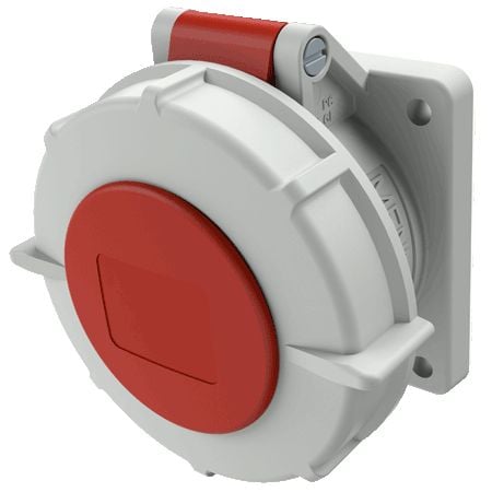 MENNEKES 228A, 5P, Suunnittelu, Ruuvit, Punainen, Valkoinen, IP67, 400 V