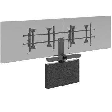 Chief Fusion - Monteringssats (kamerafäste, storage compartment, rack rail kit) - för LCD-display - väggmonterbar - TAA-kompatibel - för Chief Disp...