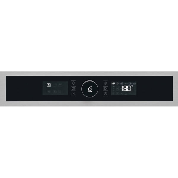 Whirlpool OAKZ9 6180 HM IX, Medium, Elektrisk ovn, 73 l, 73 l, Hydrolytisk, 2 hyller