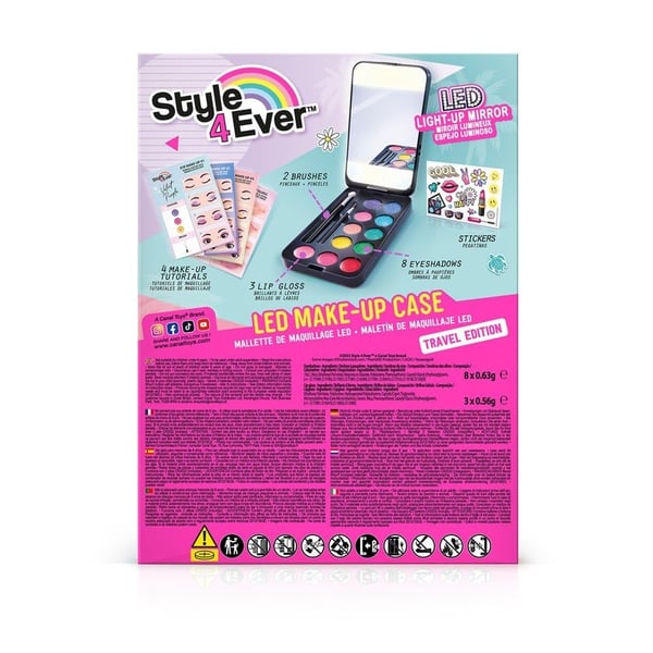 STYLE 4 EVER - MINI SMINKESETT M/LEDD