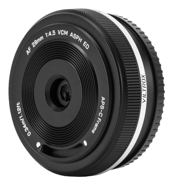 VILTROX AF 28mm F4.5 CHIP-objektiv, Fujifilm X-fatning, APS-C