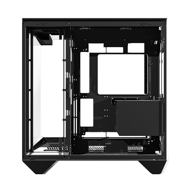 darkFlash DY470 PC-kabinett ATX/ITX, svart + 4 vifter