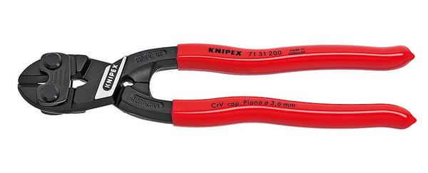 Knipex CoBolt, Voimaleikkurit, Kromivanadiini-teräs, Muovi, Punainen, 200 mm, 330 g