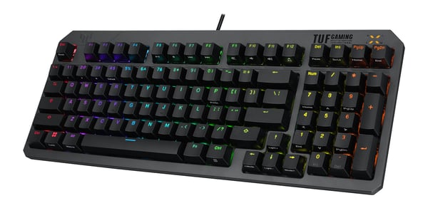 ASUS TUF Gaming K3 Gen II tangentbord optisk-mekaniskt ROG RX RED, US, svart