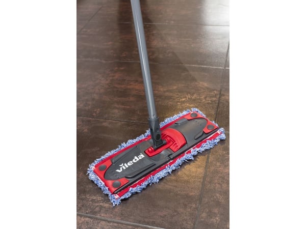 Vileda SuperMocio Revolution Sistema, Mop & bucket set, Mikrokuitu, Musta, Punainen, Valkoinen, Yksi ämpäri