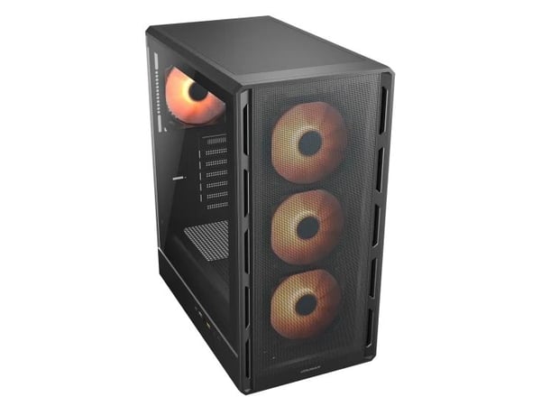 COUGAR CGR-2GA5B-P, Midi Tower, PC, Svart, ATX, micro ATX, Mini-ITX, Multi, 17,5 cm