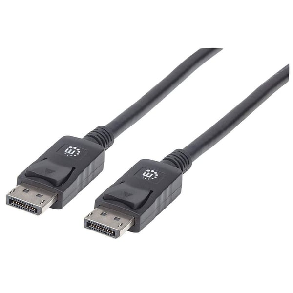 Manhattan 306935, 1 m, DisplayPort, DisplayPort, Hankjønn, Hankjønn, 4096 x 2160 piksler