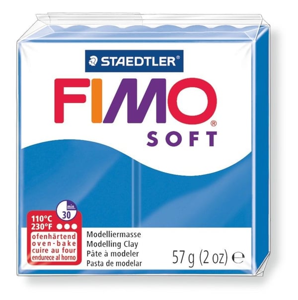 Staedtler FIMO 8020, Modelleringsleire, Blå, Pacific Blue, 1 farger, 110 °C, 30 min