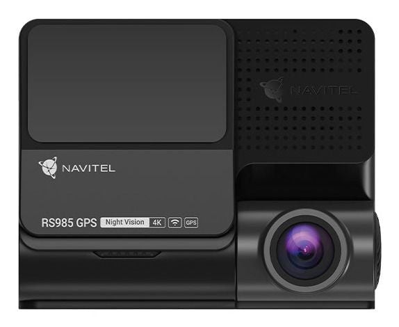 NAVITEL RS985 GPS - Instrumentbordkamera - 4K / 60 fps - Wi-Fi - G-Sensor - svart