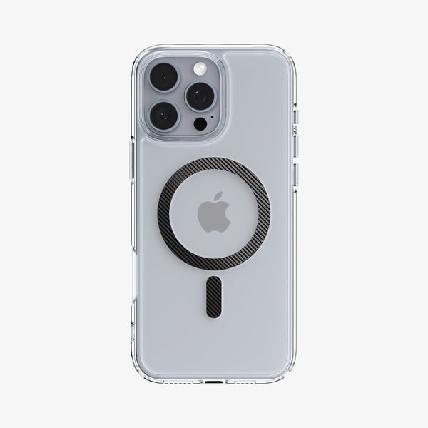Spigen Ultra Hybrid (MagFit), Mobilskal, Apple, iPhone 16 Pro, 16 cm (6.3"), Transparent