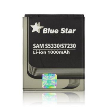 BlueStar 5901737182364, Litium-ioni, Navigaattori/Kämmentietokone/Kännykkä, musta, Samsung Galaxy S5330/S7230/S5570, Samsung Galaxy S5330/S7230/S5570