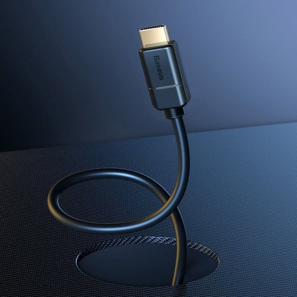 Baseus HDMI 2.0-kabel, 4K 60Hz, 3D, HDR, 18Gbps, 1m (svart)