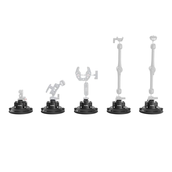 SmallRig 4122C, Imukuppikiinnike, Musta, Akryylinitriilibutadieenistyreeni, Alumiini, Nitriilibutadieenikumi (NBR), Ruostumaton teräs, 50 kg, 1/4-2...