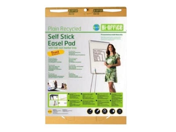 Bi-Office FL1217507, Flipchart pad, Hvit, Papir, Vanlige, 80 g/m², Statisk