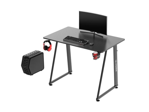 Ultradesk ENTER V2, Suora, Suorakaiteen muotoinen, Pelaaminen, Musta, 1000 mm, 600 mm