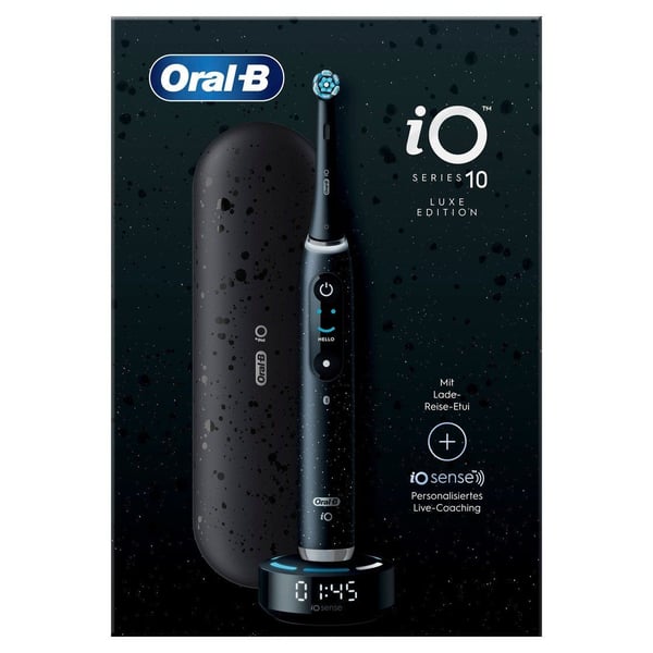 Oral-B iO Series 10 Luxe Edition elektrisk tannbørste - Cosmic Black