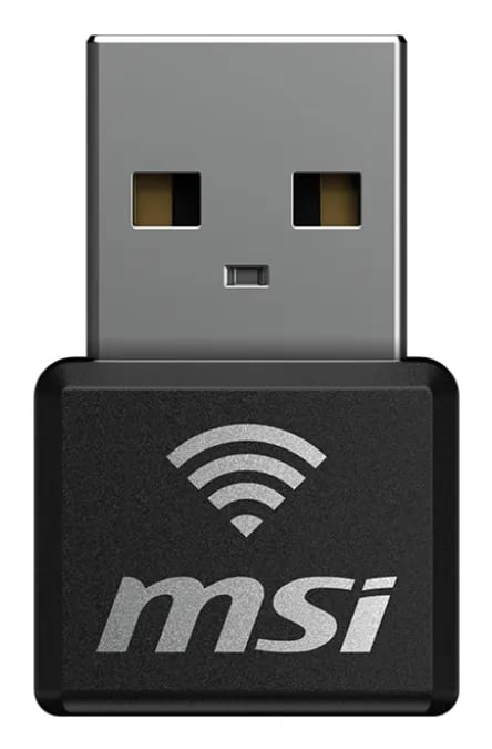 MSI AX1800 Nano - Nettverksadapter - USB 2.0 - Wi-Fi 5, Wi-Fi 6