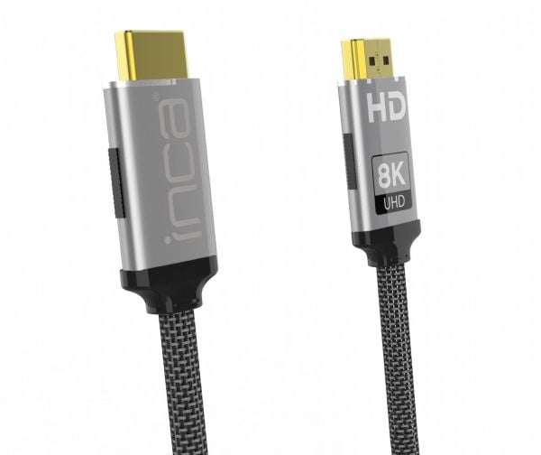Inca IHM-03T, 3 m, HDMI Type A (Standard), HDMI Type A (Standard), Grå