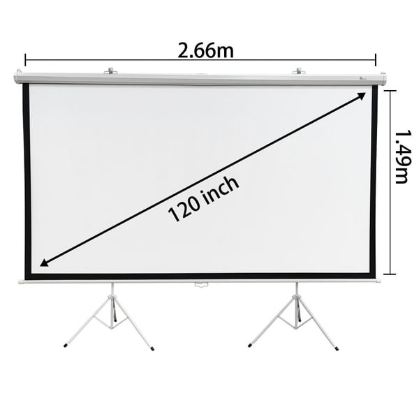 Extralink EX.30538 valkokangas 120" 16:9 puoliautomaattinen, valkoinen