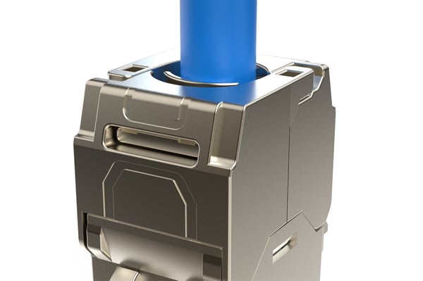 DIGITUS - Modulaariset sisäkkeet - kompakti, työkaluttomia - CAT 6a - suojattu - RJ-45 (4 kpl:n pakkaus)