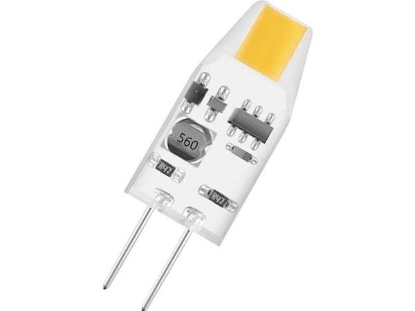 OSRAM - LED-lyspære - form: T10 - klar finish - G4 - 1 W (ekvivalent 10 W) - klasse F - varmt hvitt lys - 2700 K