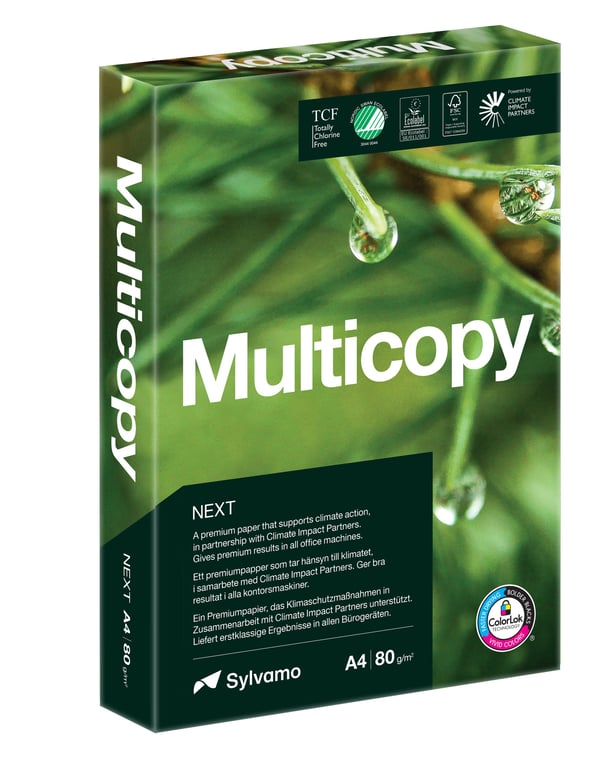 Multifunksjonspapir MultiCopy Next, A4, 80 g, hvitt - (500 ark)