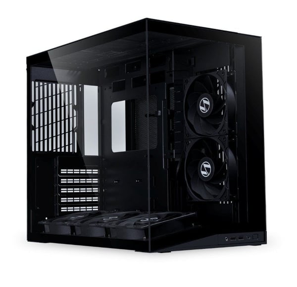 Lian Li PC-kotelo O11 Dynamic Mini V2 Flow Musta - Kotelo (O11DMIV2FX)