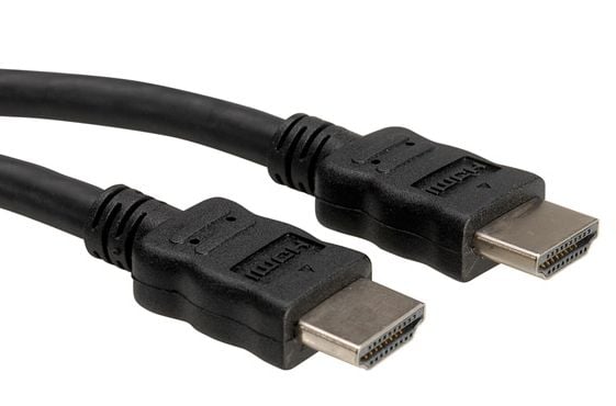 Roline - HDMI-kabel - HDMI hann til HDMI hann - 5 m - skjermet - svart
