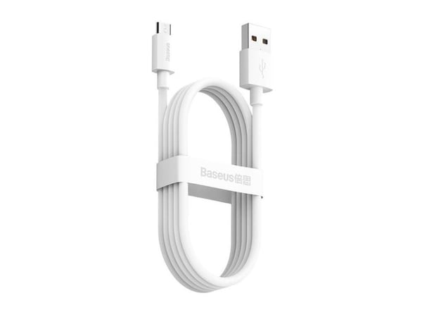 Baseus TZCAMZJ-02, 1,5 m, USB A, Micro-USB B, 0,48 Gbit/s, Hvit