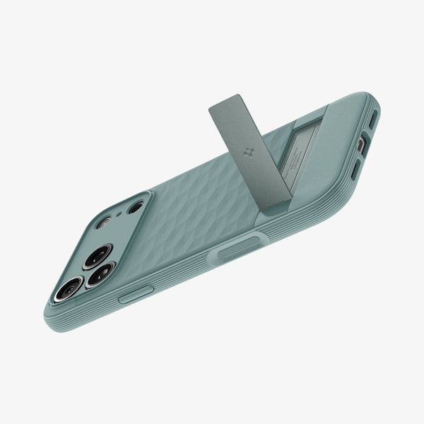 Spigen Parallax S (MagFit), Mobilskal, Apple, iPhone 17 Pro Max, 17,5 cm (6.9"), Grön